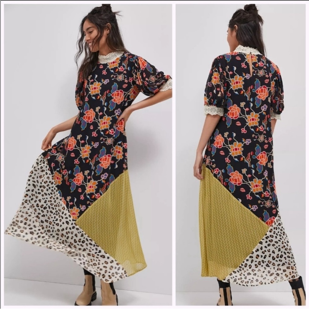 NWT ANTHROPOLOGIE SONIYA MAXI DRESS